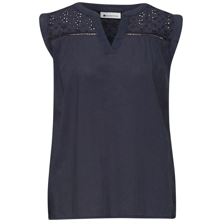 MUJER SOL_SHIFFLEY BLOUSE TOP WITH T 17274