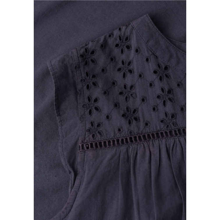 MUJER SOL_SHIFFLEY BLOUSE TOP WITH T 17274