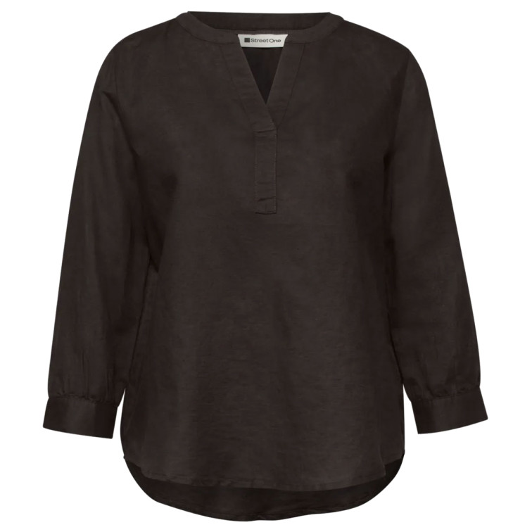 MUJER SOL_SPLITNECK TUNIC BLOUSE UNI 17276