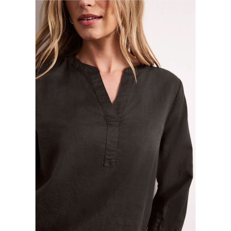 MUJER SOL_SPLITNECK TUNIC BLOUSE UNI 17276