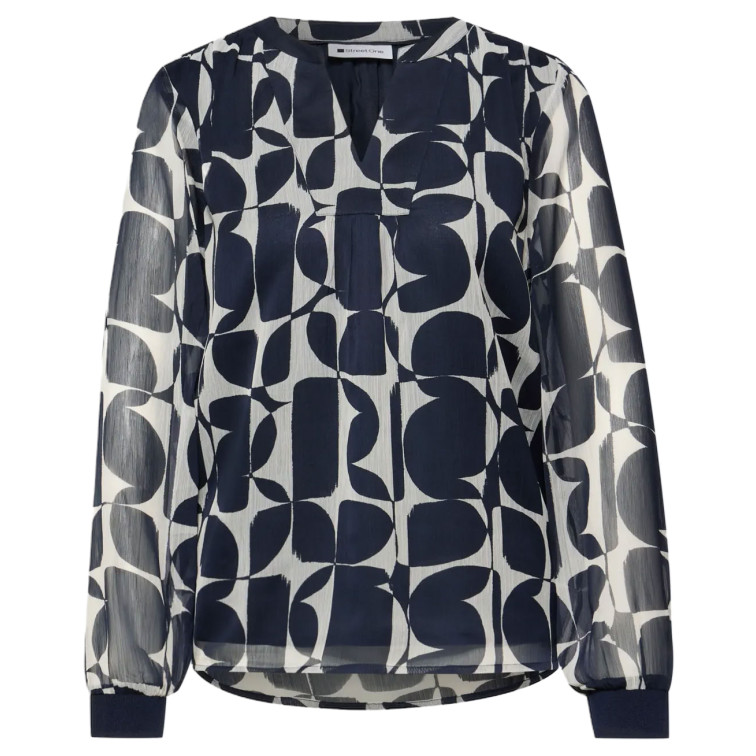 CAMISA MUJER  STREET CHIFFON TUNIC BLOUSE W TAPE DE