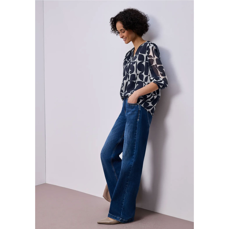 CAMISA MUJER  STREET CHIFFON TUNIC BLOUSE W TAPE DE