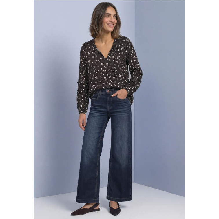 MUJER TUNIC BLOUSE W FRILL DETAILS 27874