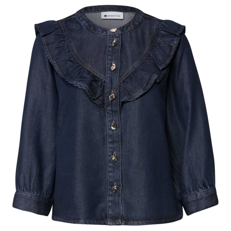MUJER STYLE DENIM,BLOUSE,RINSE WASH 18265
