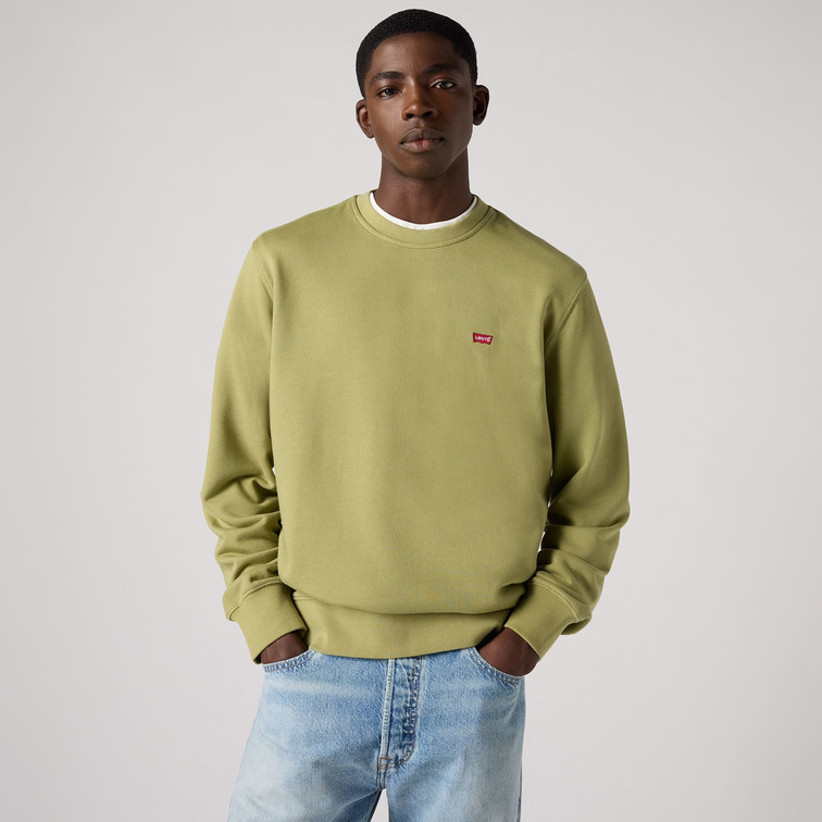 SUDADERA HOMBRE  LEVI'S THE ORIGINAL HM CREW GREENS