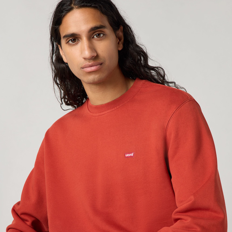 SUDADERA HOMBRE  LEVI'S THE ORIGINAL HM CREW REDS