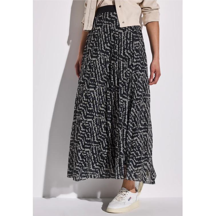 VESTIDO MUJER  STREET MAXI MESH SKIRT PLISSÉE AOP