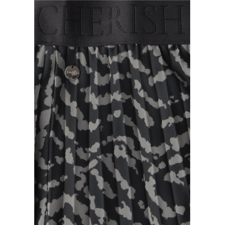 VESTIDO MUJER  STREET MAXI MESH SKIRT PLISSÉE AOP