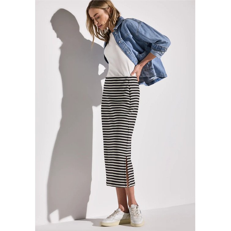 VESTIDO MUJER  STREET STYLE PEPICA FAKE KNIT_STRIPED