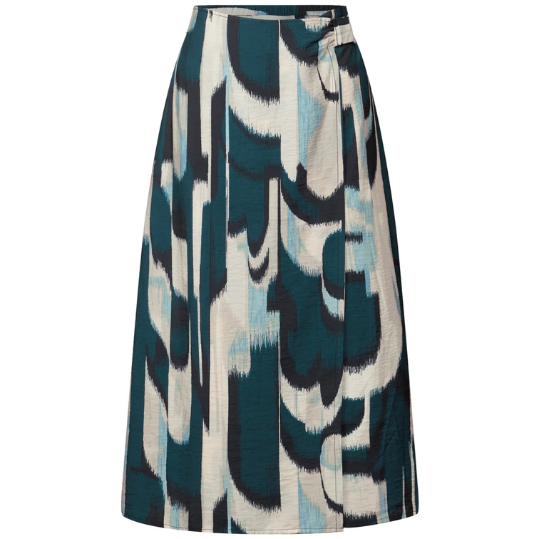 VESTIDO MUJER  STREET VISCOSE WRAP SKIRT_PRINT