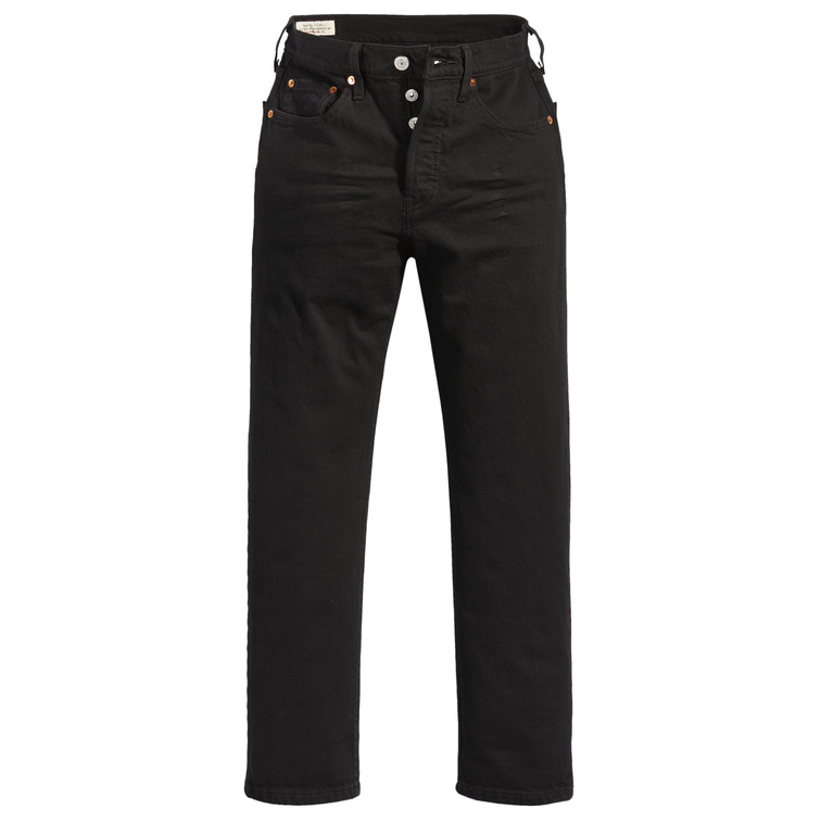 VAQUERO MUJER  LEVIS 501 CROP BLACK HEART