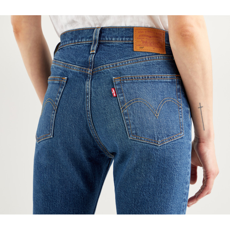 VAQUERO MUJER  LEVIS 501 CROP CHARLESTON OUTLASTED