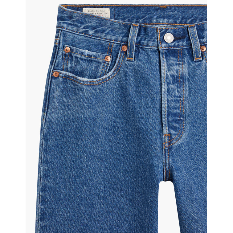 VAQUERO MUJER LEVIS 501 CROP JAZZ POP