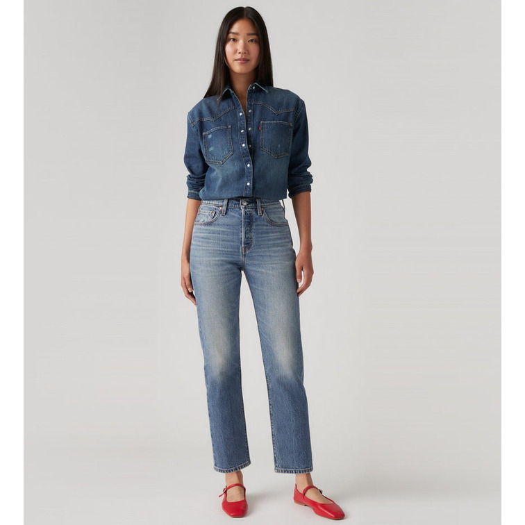 VAQUERO MUJER LEVIS 501® CROP TIRO ALTO