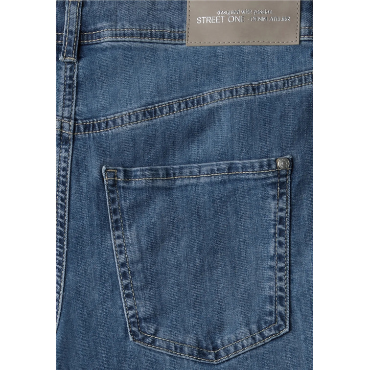 PANTALÓN MUJER  STREET STYLE DENIM-WIDE LEG,LOOSEFIT,