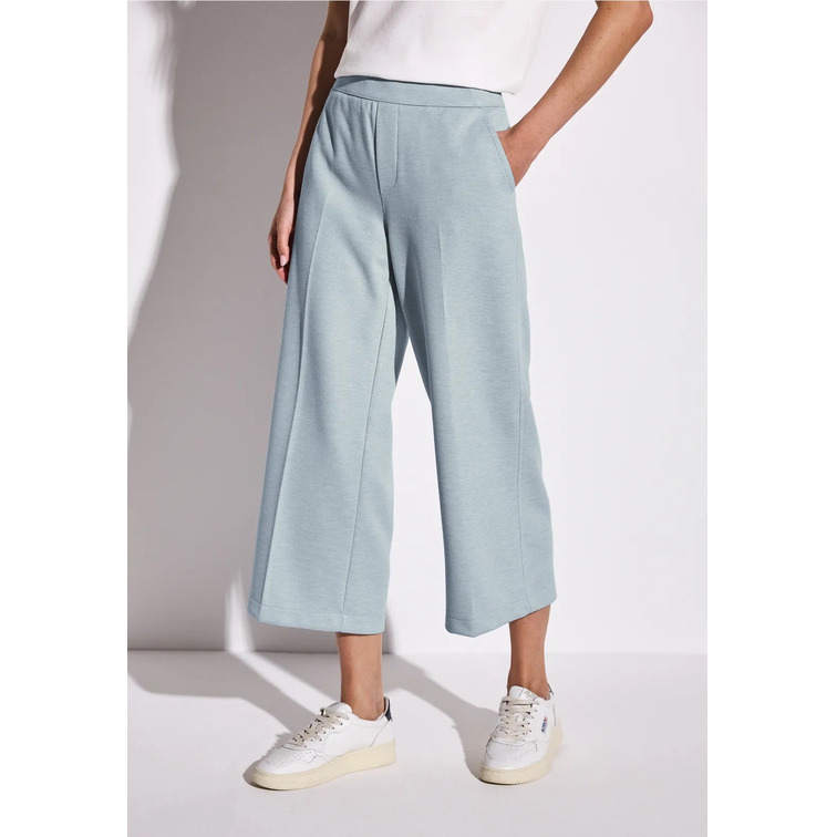 PANTALÓN MUJER  STREET CULOTTE HW MELANGE JERSEY