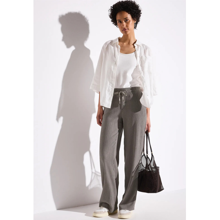 PANTALÓN MUJER  STREET WIDE LEG CRINKLE CRASH HW