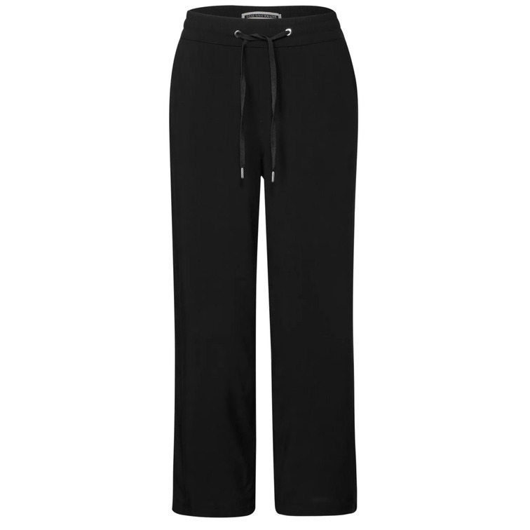 PANTALÓN MUJER  STREET STYLE QR EMEE SOLID HW WIDE LE