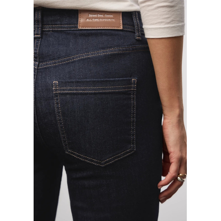 VAQUERO MUJER  STREET QR STYLE BOOTCUT,HW,RINSED