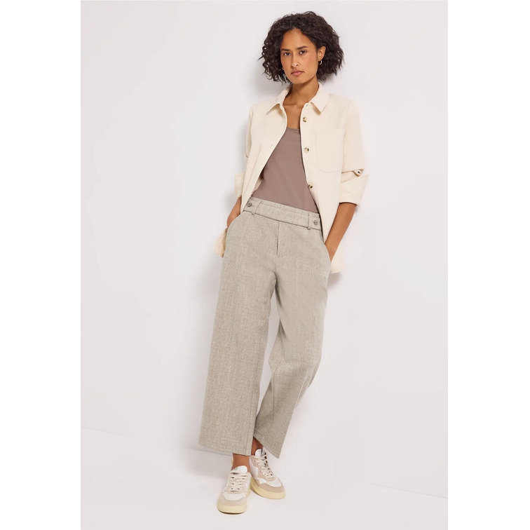 PANTALÓN MUJER  STREET STRAIGHT LEG HW MELANGE BELT B