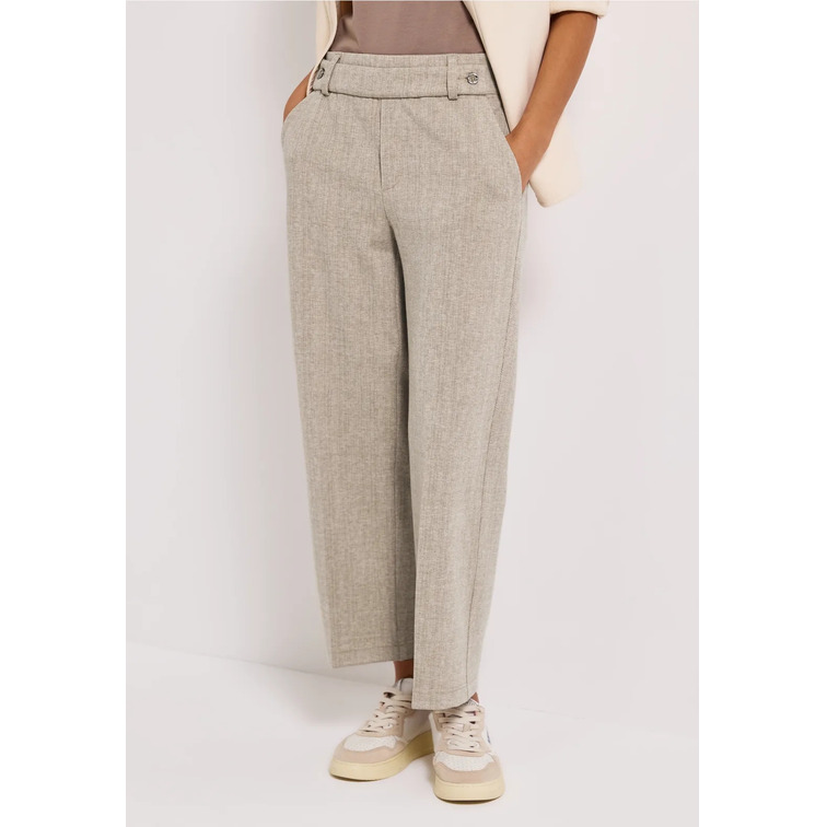 PANTALÓN MUJER  STREET STRAIGHT LEG HW MELANGE BELT B