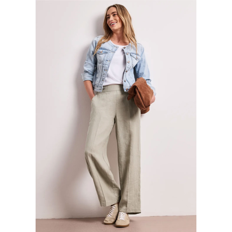 MUJER SOL_WIDE LEG BUTTONS HW 17278