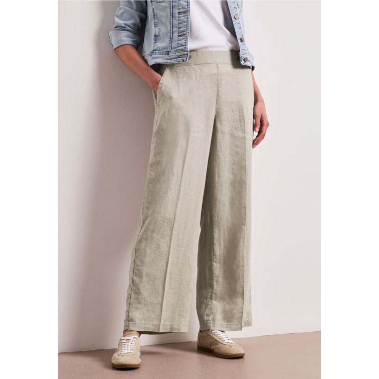 MUJER SOL_WIDE LEG BUTTONS HW 17278