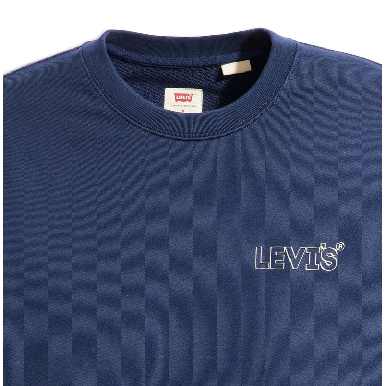 SUDADERA DE CORTE HOLGADO Y CUELLO REDONDO HOMBRE LEVI'S