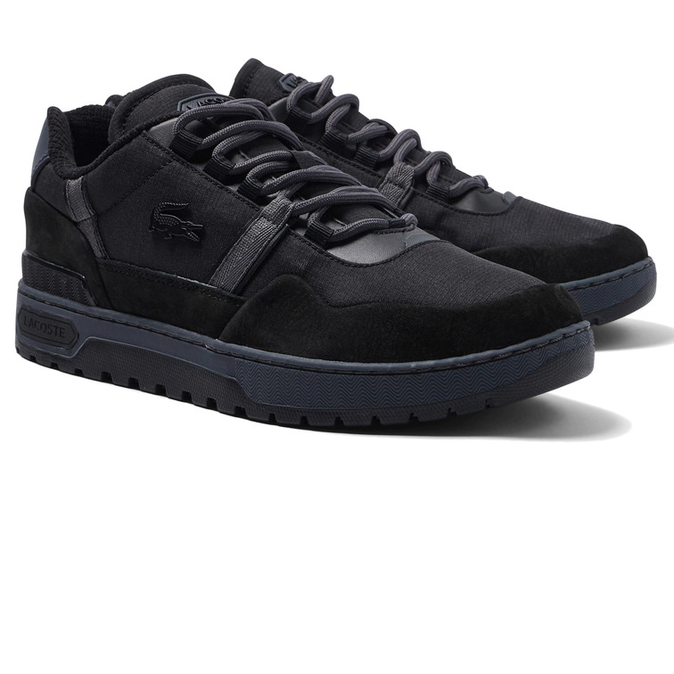 ZAPATILLA COMBINADA EN TELA Y PIEL HOMBRE LACOSTE T-CLIP WINTER