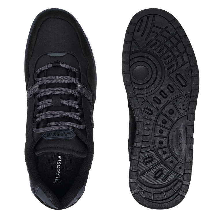 ZAPATILLA COMBINADA EN TELA Y PIEL HOMBRE LACOSTE T-CLIP WINTER