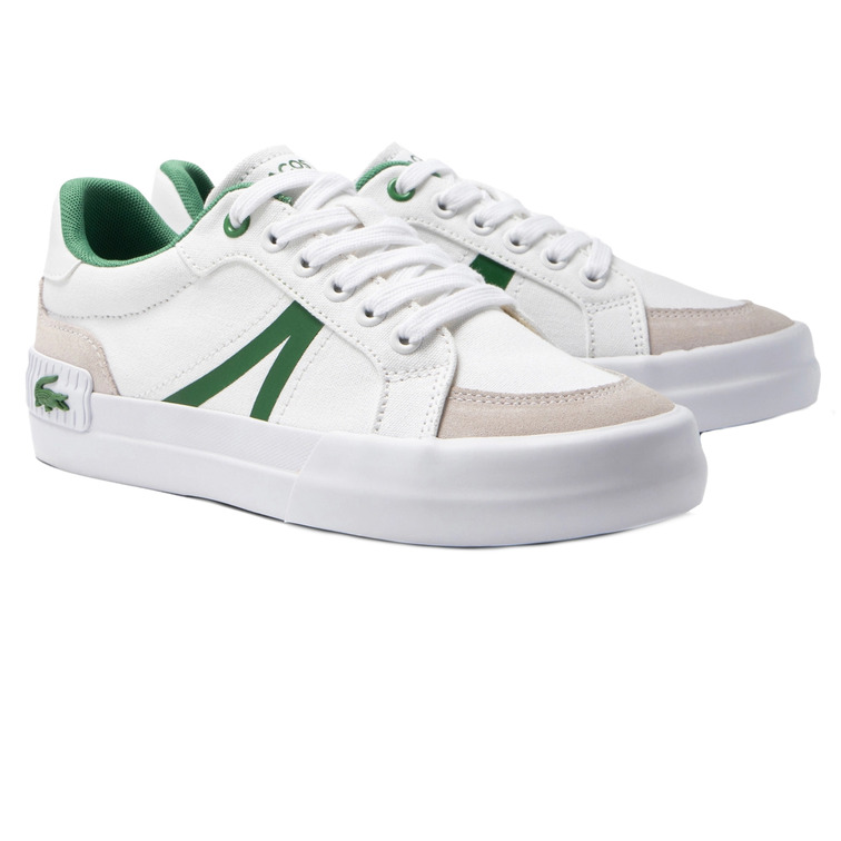 ZAPATILLA COMBINADA EN TELA NIÑO LACOSTE L004