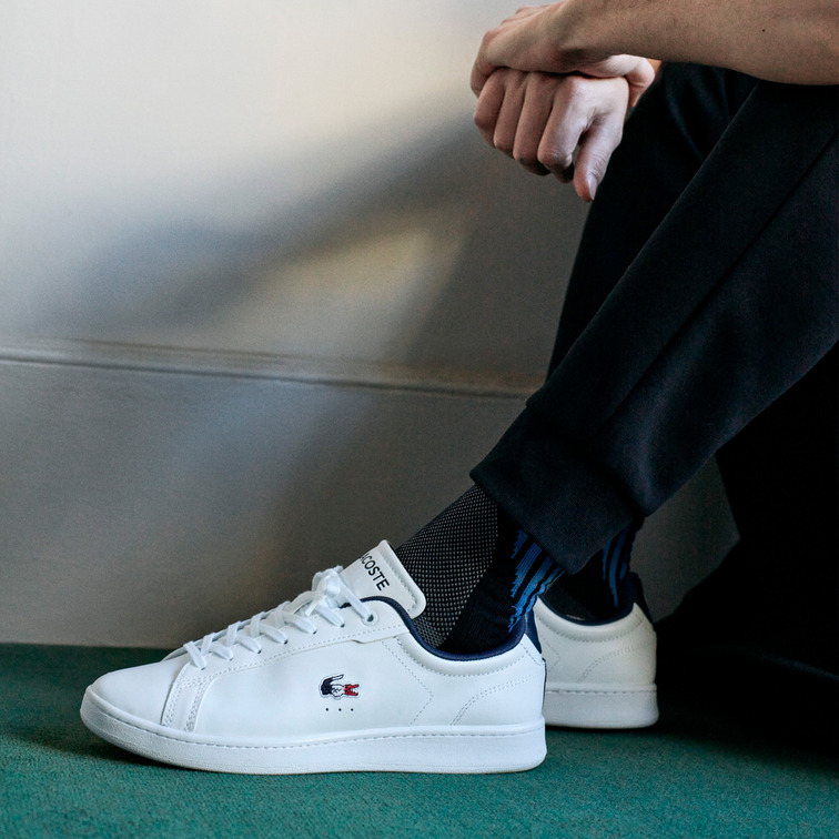 ZAPATILLA EN PIEL TRICOLOR HOMBRE LACOSTE CARNABY PRO