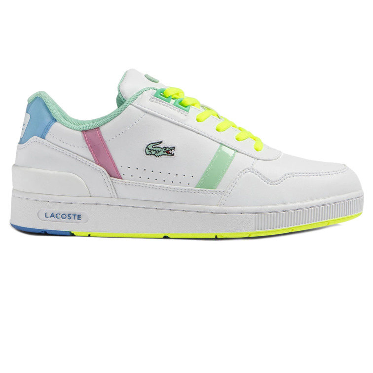 ZAPATILLA CON DETALLES MULTICOLOR NIÑO LACOSTE T-CLIP