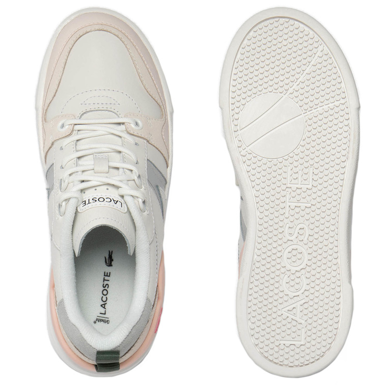 ZAPATILLA COMBINADA EN PIEL MUJER LACOSTE L002