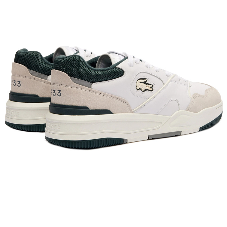 ZAPATILLA EN PIEL CON LOGO BORDADO HOMBRE LACOSTE LINESHOT