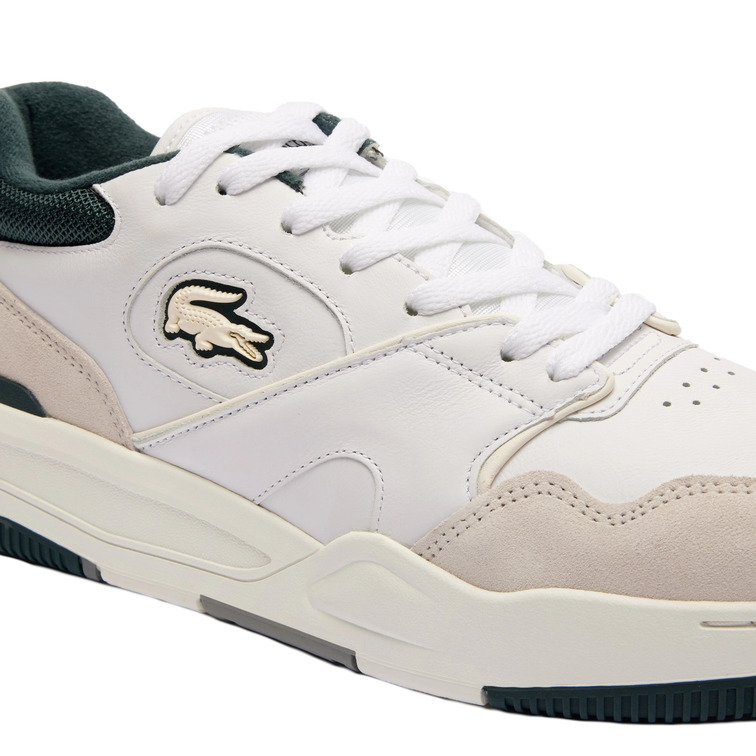 ZAPATILLA EN PIEL CON LOGO BORDADO HOMBRE LACOSTE LINESHOT