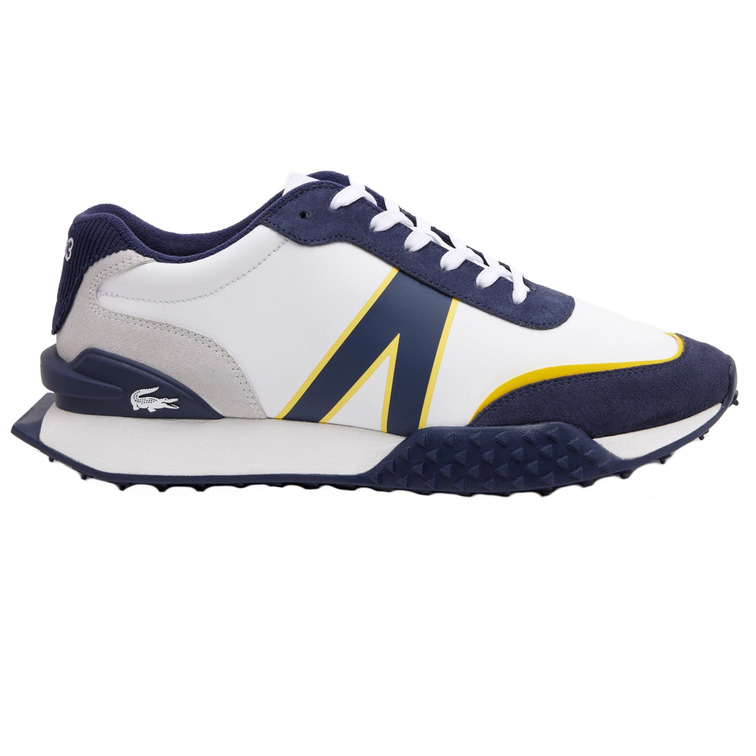 ZAPATILLA EN PIEL Y PANA HOMBRE LACOSTE T-SPIN DELUXE