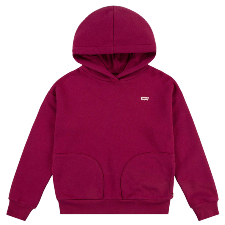 SUDADERA CON CAPUCHA NIÑA LEVI'S MINILOGO BATWING TALLAJE ADOLESCENTE