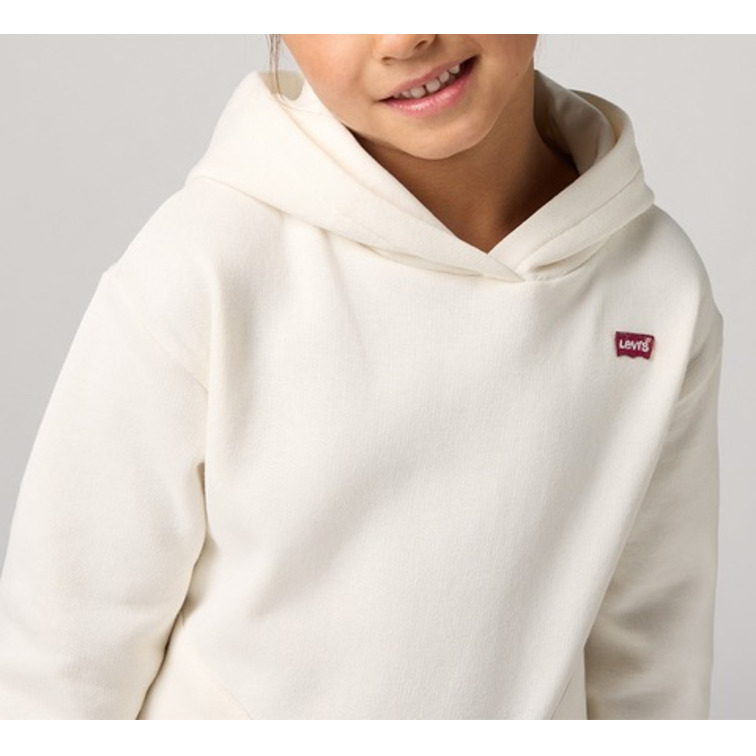 SUDADERA CON CAPUCHA NIÑA LEVI'S MINILOGO BATWING TALLAJE ADOLESCENTE