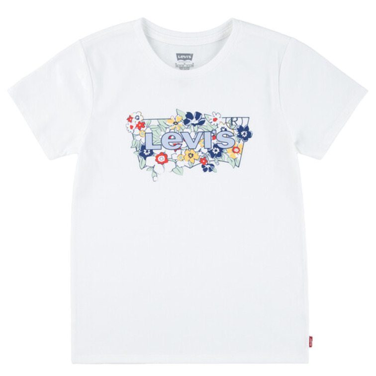 CAMISETA NIÑA LEVI'S LOGO BATWING DE FLORES TALLAJE ADOLESCENTE