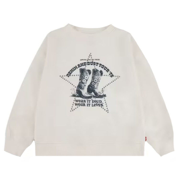 SUDADERA NIÑA LEVI'S ESTAMPADO DEL OESTE