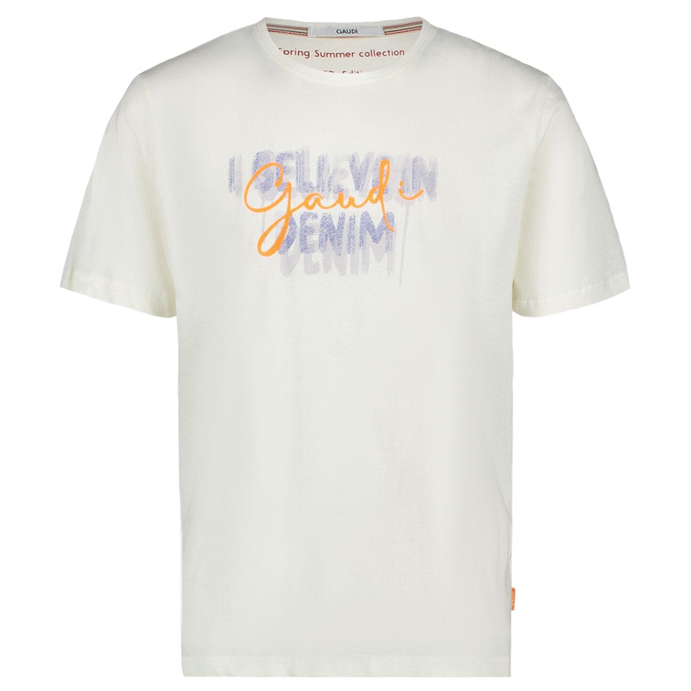 CAMISETA HOMBRE  GAUDI T-SHIRT GIROCOLLO M/CORTA