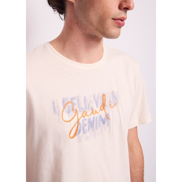 CAMISETA HOMBRE  GAUDI T-SHIRT GIROCOLLO M/CORTA