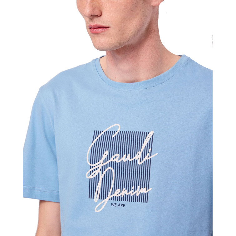 CAMISETA HOMBRE  GAUDI T-SHIRT GIROCOLLO M/CORTA