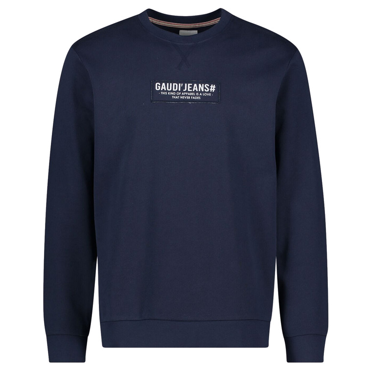 SUDADERA HOMBRE  GAUDI MAGLIA DI FELPA GIROCOLLO M/LU