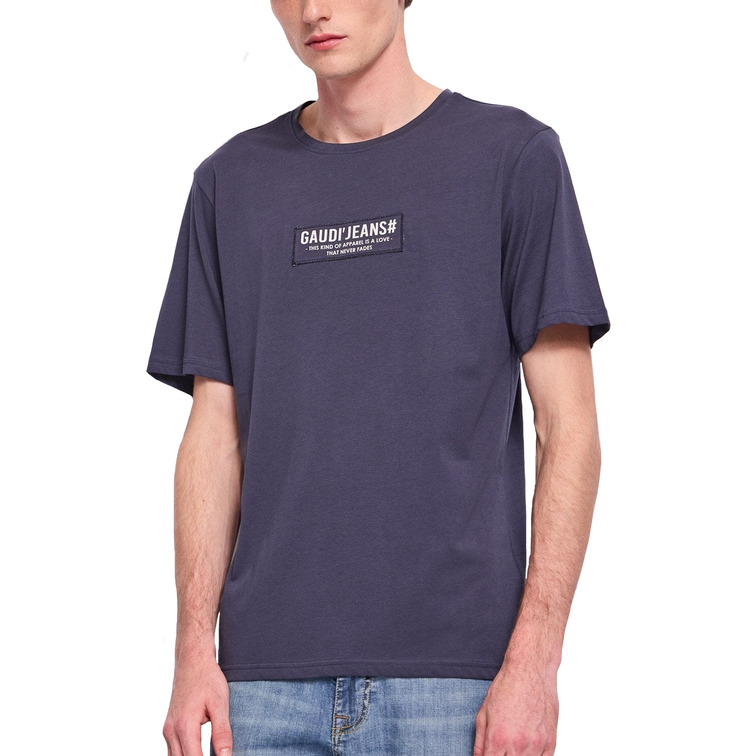 CAMISETA HOMBRE  GAUDI T-SHIRT GIROCOLLO M/CORTA