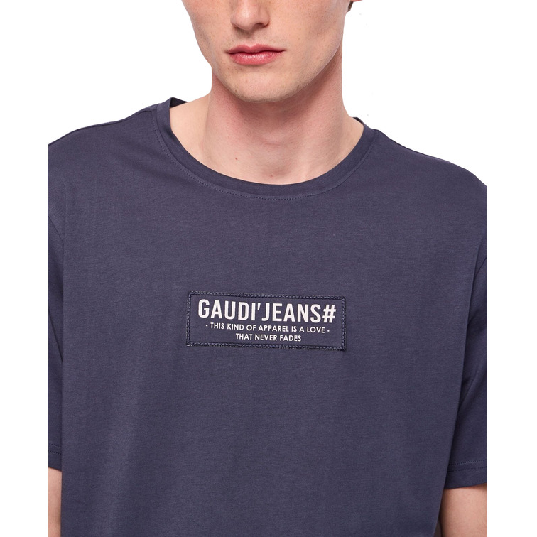 CAMISETA HOMBRE  GAUDI T-SHIRT GIROCOLLO M/CORTA