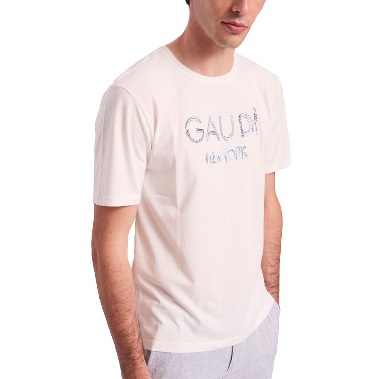 CAMISETA HOMBRE  GAUDI T-SHIRT GIROCOLLO M/CORTA