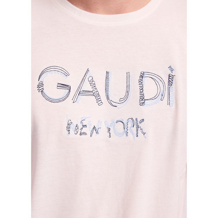 CAMISETA HOMBRE  GAUDI T-SHIRT GIROCOLLO M/CORTA