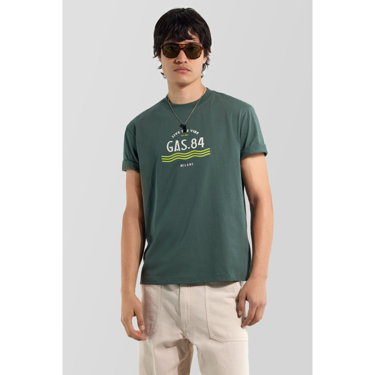 CAMISETA HOMBRE  GAS DHARIS M/C_VIBE_